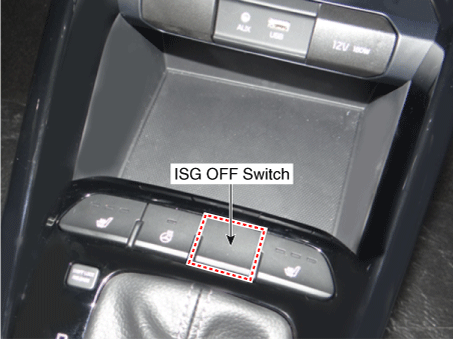 Kia Rio - ISG OFF switch - ISG (Idle Stop & Go) System